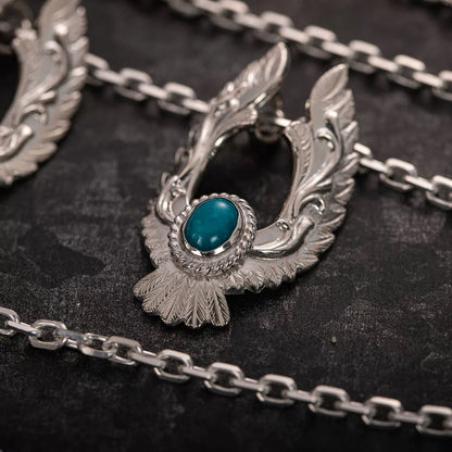 [Dear Blossom] Turquoise Eagle Pendant