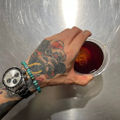 [Kazoo] “Turquoise & Silver”  Beads Bracelet