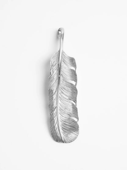 [Yusuke Kosaka] "Luck" Silver Feather Pendant