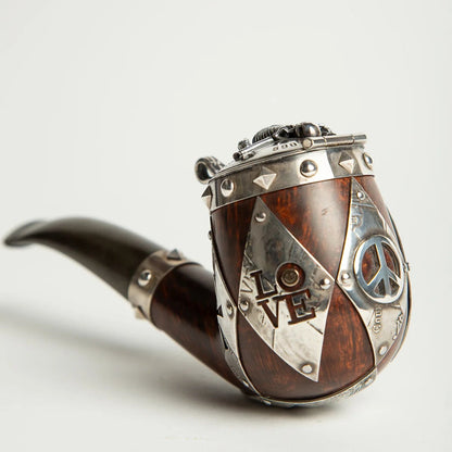 [Blind Man Togs] Silver Antique Pipe