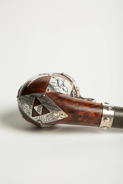 [Blind Man Togs] Silver Antique Pipe