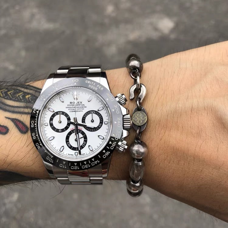 [CHOLOS] Silberperlenarmband
