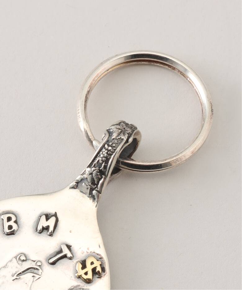 BLIND MAN TOGS Sterling Silver Guitar Playing Frog Key Holder