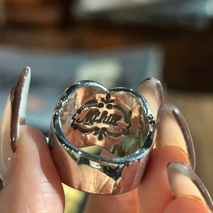 [Mt. Hill] Shark Bite Ring- 925 Sterling Siver/ Artisan Jewellry