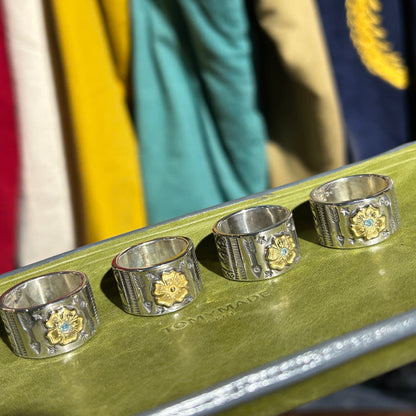 [Mt. Hill] Prairie Rose Ring- 925 Sterling Siver/ Artisan Jewellry