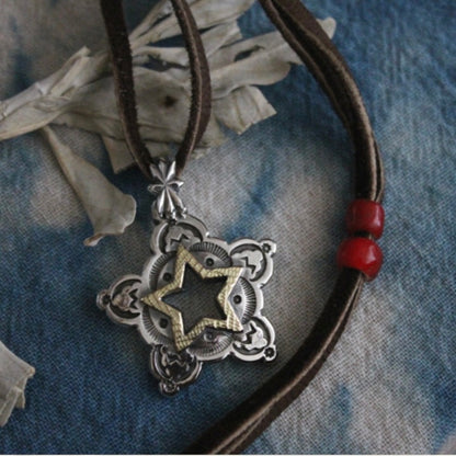 [Mt. Hill] Gold Star Pendant Necklace