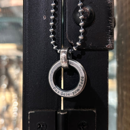 [Jango] Classic O Loop/Ring pendant/necklace 925 silver