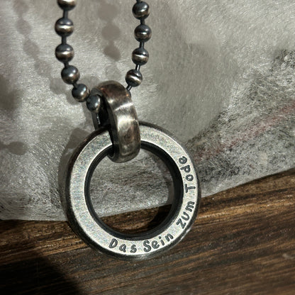 [Jango] Classic O Loop/Ring pendant/necklace 925 silver