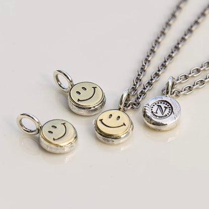 [North Works] Mini Smile/ Peace Pendant Necklace