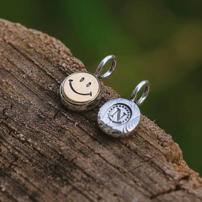 [North Works] Mini Smile/ Peace Pendant Necklace