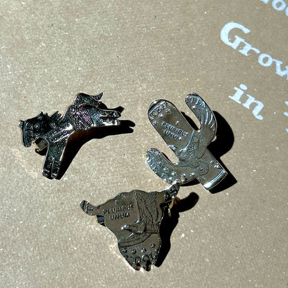 [North Works] Cowboy Silver Pin N-627