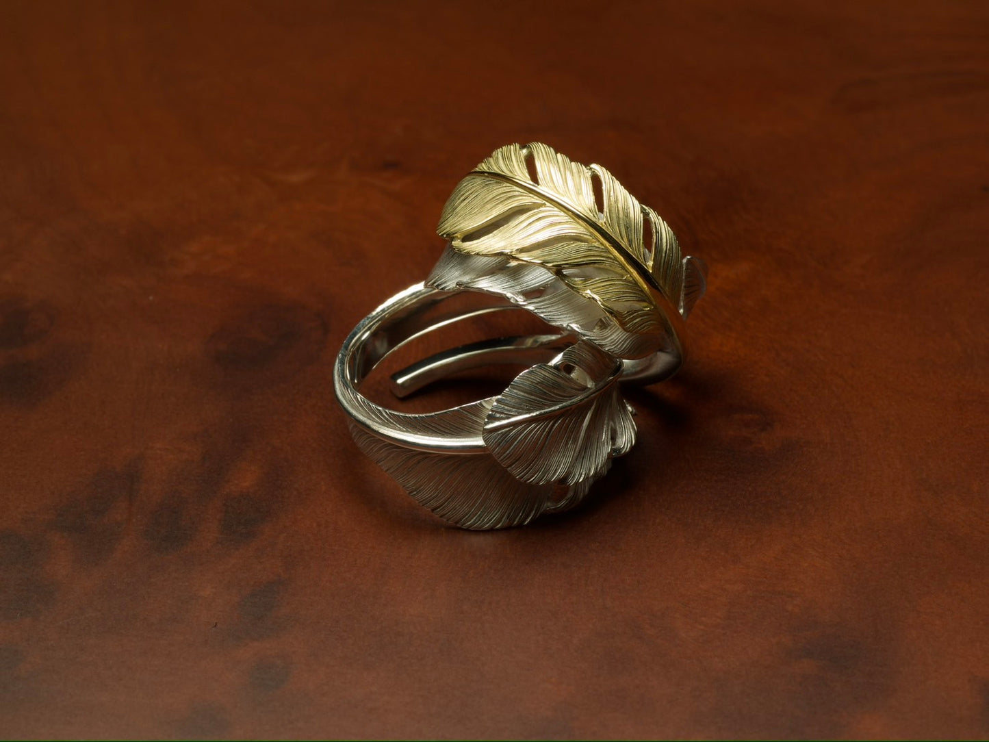 Yusuke Kosaka Works Silver Double Feather Ring- Mindset