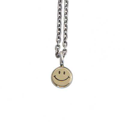 [North Works] Mini Smile/ Peace Pendant Necklace