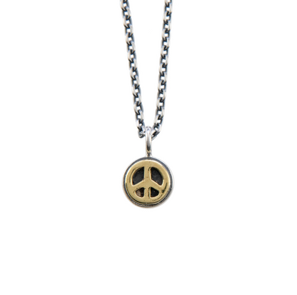 [North Works] Mini Smile/ Peace Pendant Necklace