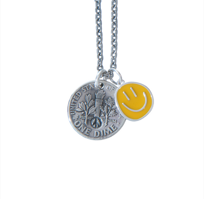 [North Works] N-645 Smile Peace Necklace