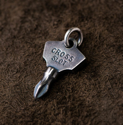 [Jango] Screw Driver Cross Slot pendant/necklace 925 silver