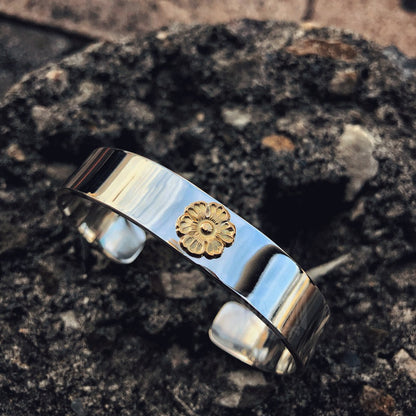 [Dear Blossom] Blossom 18k gold/silver Bangle B-020