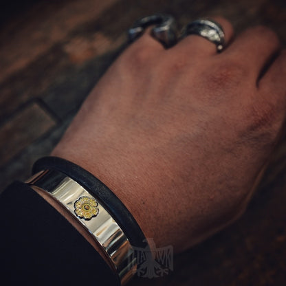 [Dear Blossom] Blossom 18k gold/silver Bangle B-020