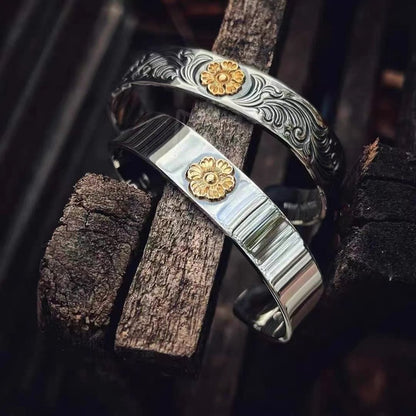 [Dear Blossom] Blossom 18k gold/silver Bangle B-020