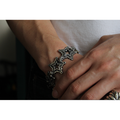[Mt. Hill] Star Bracelet- 925 Sterling Siver/ Artisan Jewellry