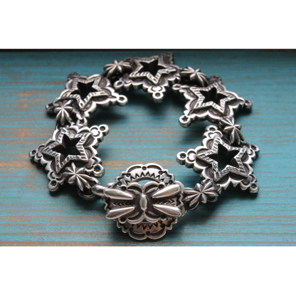 [Mt. Hill] Star Bracelet- 925 Sterling Siver/ Artisan Jewellry