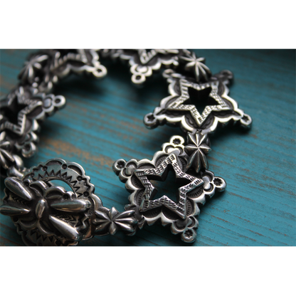 [Mt. Hill] Star Bracelet- 925 Sterling Siver/ Artisan Jewellry