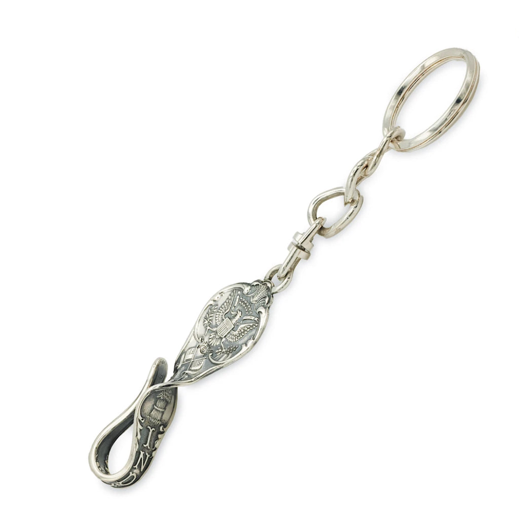 BLIND MAN TOGS Vintage Silver Spoon Key Holder detail 3 