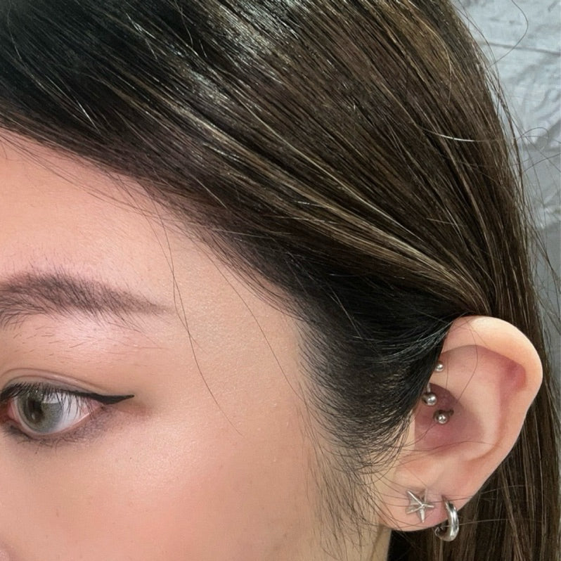 Dear Blossom P-017 Star Stud Earrings detail 3