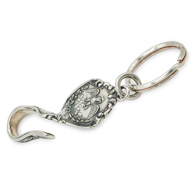 BLIND MAN TOGS Vintage Silver Spoon Key Holder product view 