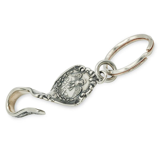 BLIND MAN TOGS Vintage Silver Spoon Key Holder product view 