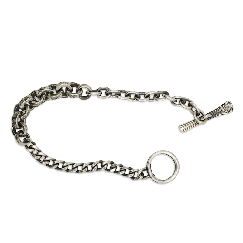 BLIND MAN TOGS Vintage Silver Chain Bracelet detail 4 