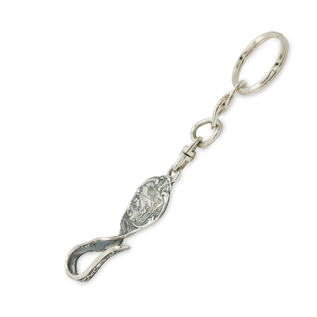 BLIND MAN TOGS Vintage Silver Spoon Key Holder detail 4 