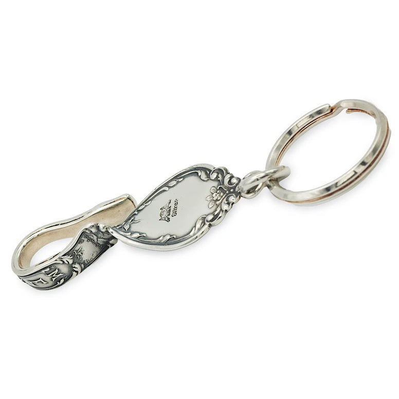 BLIND MAN TOGS Vintage Silver Spoon Key Holder detail 2 