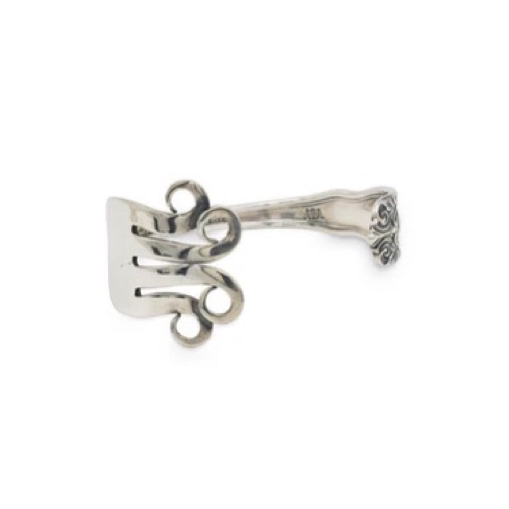 BLIND MAN TOGS Vintage Silver Fork Bracelet detail 4 