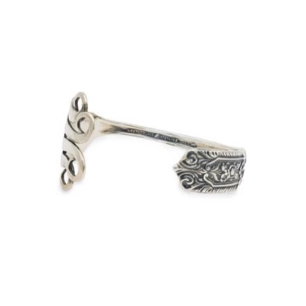 BLIND MAN TOGS Vintage Silver Fork Bracelet detail 6 