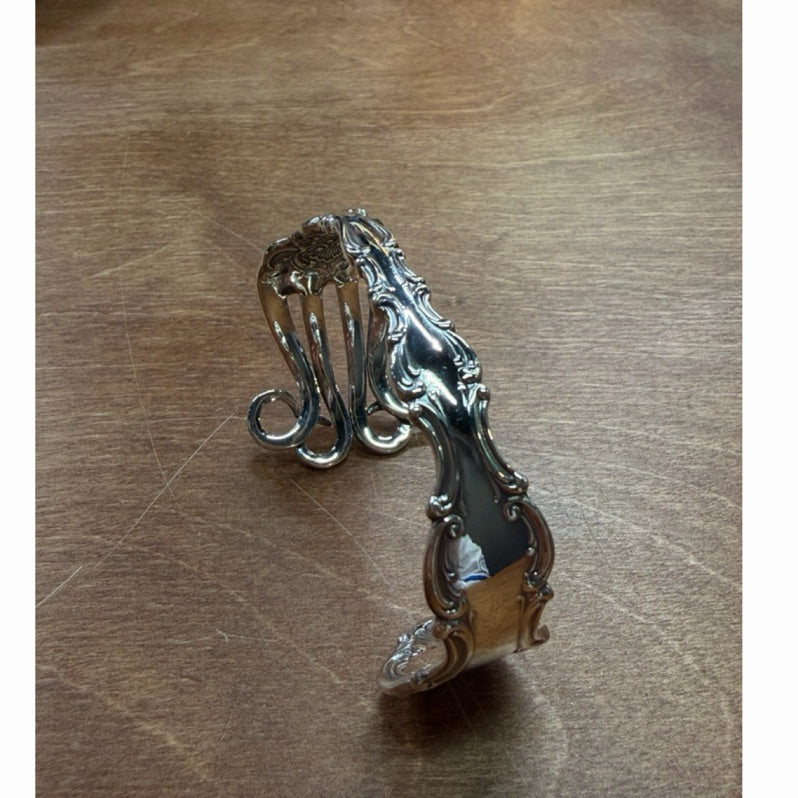 BLIND MAN TOGS Vintage Silver Fork Bracelet detail 2 