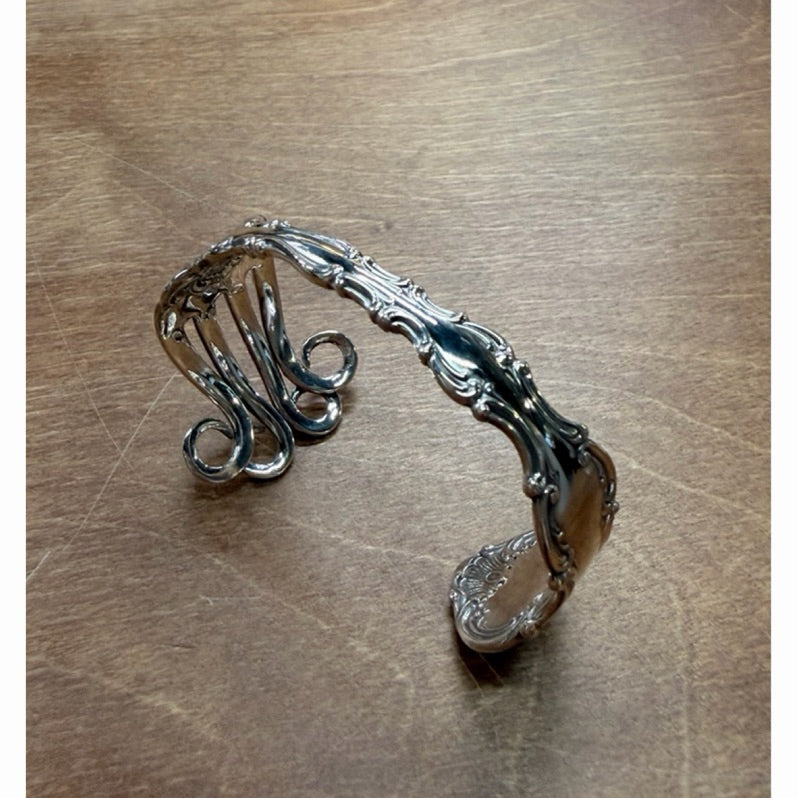 BLIND MAN TOGS Vintage Silver Fork Bracelet product view 